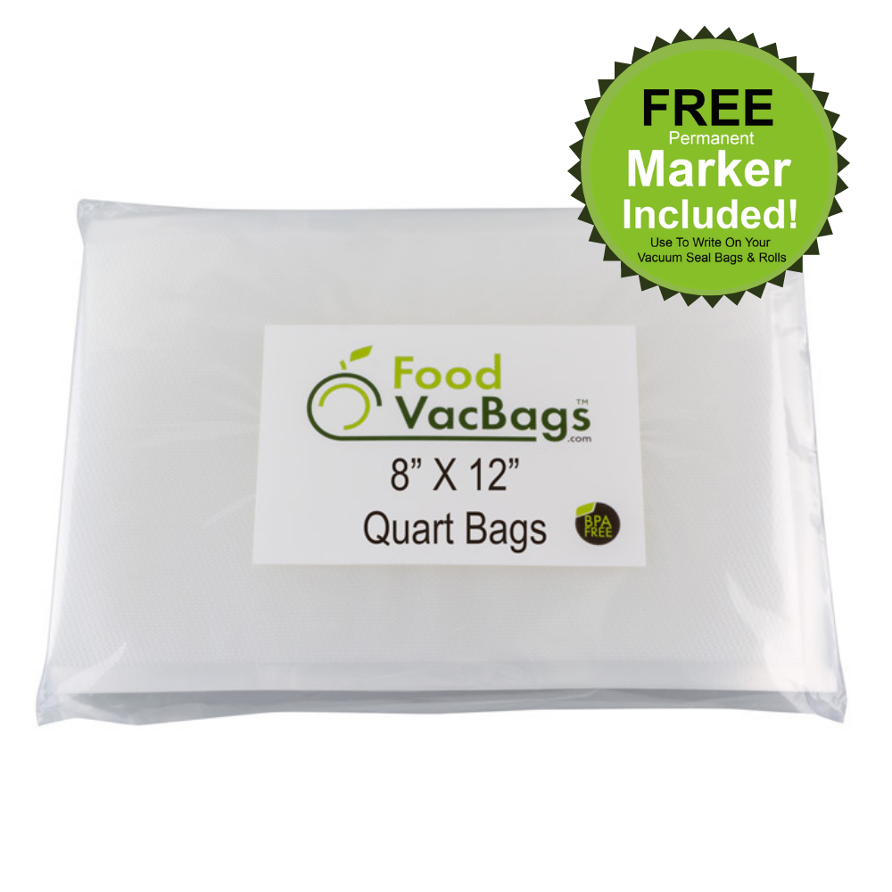 8" X 12" Quart Vacuum Seal Bags