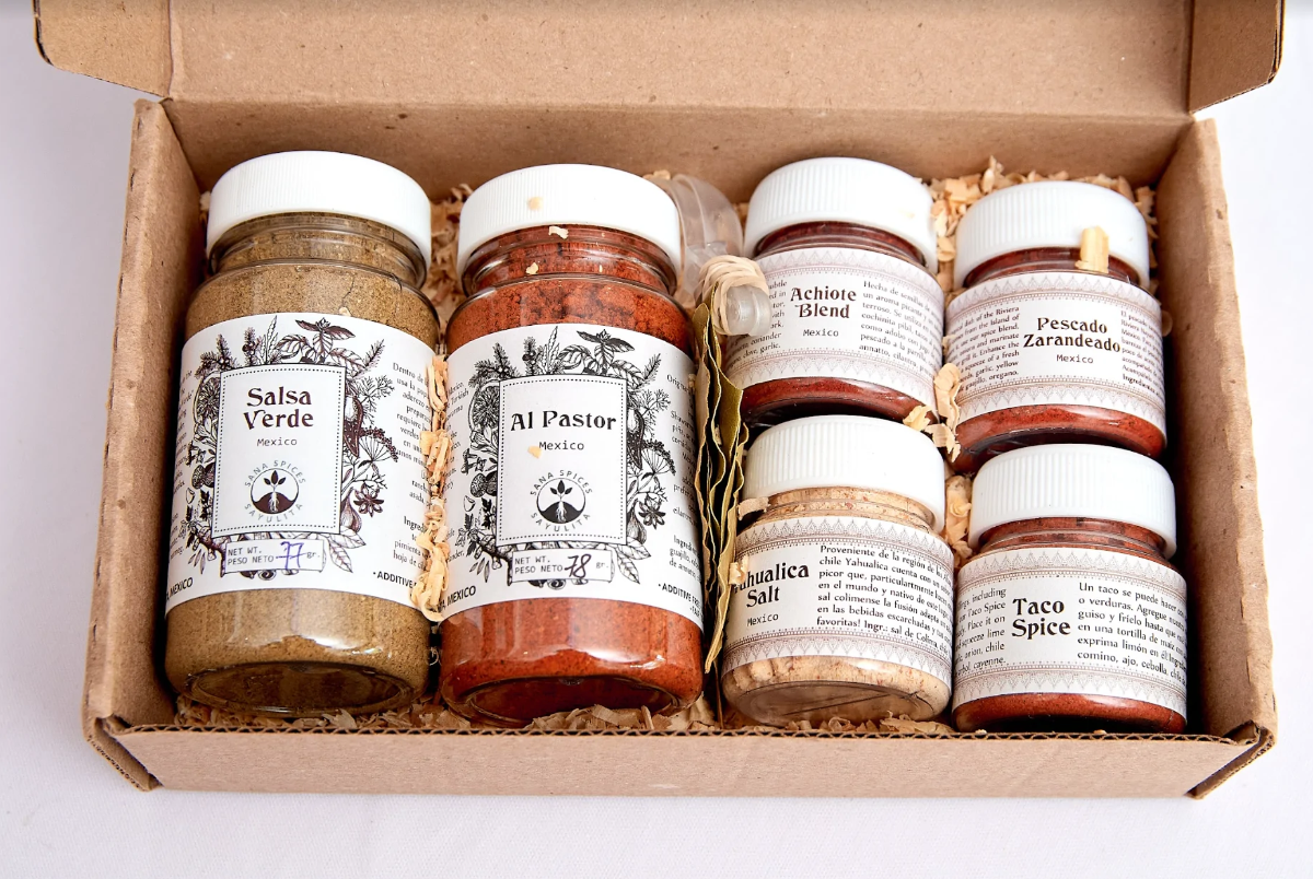 9 Indian Spices and Spice Tin Spice Set Gift for Foodie Gift for Chef Award  Winning Garam Masala Spice Rack Box 